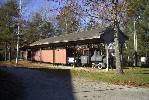 Historical static display of a typical Maine 2 footer train