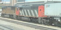 CN 5457 on WB UP freight at Sparks NV