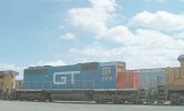 GT 5913 on WB UP freight at Sparks NV