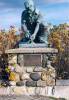 Maine Fisherman's Memorial located at Land's End on Bailey Island