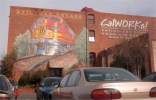 On side of welfare back to work office. Stockton CA