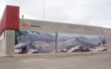 Mural on the side of the ACE Hardware in Tehachapi CA