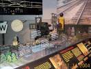 Signaling display built around the HO scale Model Railroad layout