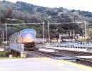 Amtrak 148 leading train #6 arrives at Martinez CA