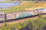 Amtrak Adirondack decorated baggage car on #6