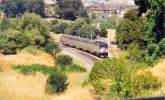 Amtrak Capitol in push mode at Pinole