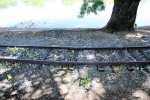 Close-up of trackwork methods