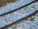 Close-up of trackwork methods