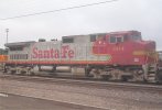 ATSF 604 unpatched awaits assignment in Stockton CA 12/21/03