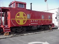 ATSF 999042 is located at Blast Tec Company in Fresno CA. Shannon Smith photos.