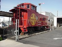 ATSF 999042 is located at Blast Tec Company in Fresno CA. Shannon Smith photos