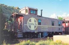 ATSF 999168 is part of a Caboose Motel in Corralles, NM