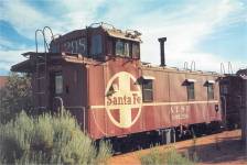 ATSF 999298 is part of a Caboose Motel in Corralles, NM