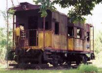 Baltimore & Ohio Caboose 902889 Located in Baker Florida. Cris Woodbury photos.