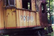 Baltimore & Ohio Caboose 902889 Located in Baker Florida. Cris Woodbury photos.