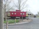 Opposite side of B&O C2507 Caboose Milan Ohio