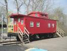 Entrance side of B&O C2507 Caboose Milan Ohio