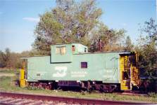 BN 10086, ex GN x126 on display Train Depot, Nebraska City, NE