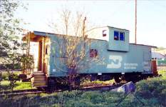 BN 10086, ex GN x126 on display Train Depot, Nebraska City, NE