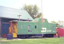 BN 10385, Ex GN x25 on display in King City MO.