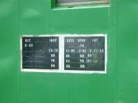 BN 11430, Ex NP 10094 on display at the city marker East Entrance to Staples MN on Hwy 10. Mark Johnson 2005 photos