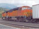 BNSF 134 Trailing unit on the NB Swift Roadrailers
