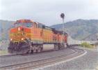 BNSF 4353 leads the NB Swift Roadrailers