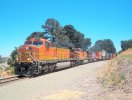 BNSF 4491 West at Pinole CA