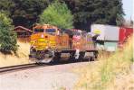 BNSF 4847 West at Gately Siding in Pinole CA, Calrailfans monthly meet July 12, 2003