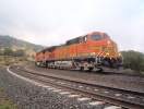 BNSF 5210 at the East end of Walon Siding on Tehachapi Loop