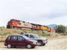 BNSF 768 West near Woodford