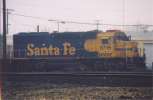 BNSF 8716 Works Mormon yard and is using the BNSF/UP interchange track at the Stockton Tower