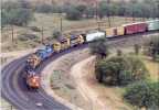 BNSF EB at Walong Siding taken from the hill directly overlooking the looop