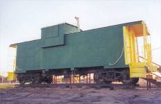 CB&Q 136xx, the 2 "xx" denoting unknown #. This caboose calls Broken Bow NE home