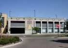 Lodi Parking garage decorated to commemorate the city's CCT history