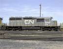 CN 5946 sublettered GTW pauses in Sparks NV for a crew change 4/12/05