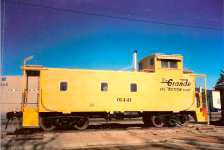DRGW 01441 on display at the depot at Walsenburg CO