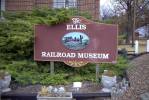 Sign in front of Ellis RR Museum