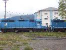 EMDX 182 passes through Vernon BC on the Kelowna Pacific. Lil Quong photo