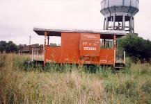 Ferrocarriles Argentinos 993980 Located in an overgrown yard in Argentina