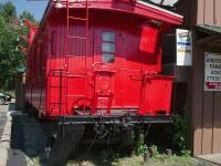 This GTW Caboose is located at a restaurant in Sandlake MI. Sept 04. Nexxie photos.