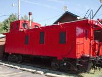 This GTW Caboose is located at a restaurant in Sandlake MI. Sept 04. Nexxie photos.