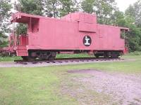 IC 9464 on display in a park in Golgonda IL
