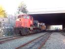 KP Loco in the Kelowna Pacific yard in Vernon BC. Lil Quong photo