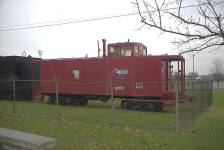 Missouri Pacific 12073 on display at the fairgrounds in Sedalia MO