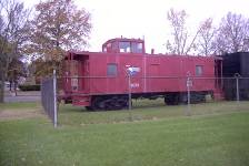 Missouri Pacific 12073 on display at the fairgrounds in Sedalia MO