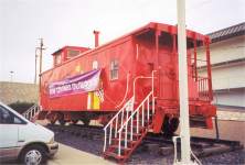 Missouri Pacific Caboose 13474 at McDonald's El Paso TX 2/04