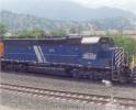 Montana Raillink 305 trails on a EB BNSF Stacker