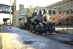 New York Central 0-6-0 #6721 on display outside the Utica NY Amtrak Depot