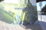 Mural painted on the BNSF overcrossing of Tennent Street in Pinole CA